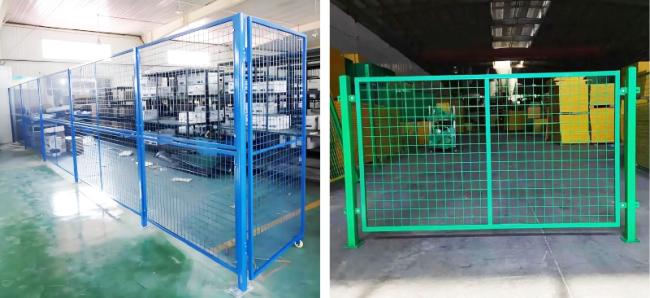 Metal Wire Mesh Fence Warehouse Security Robot Safety Fencing Machine Guard Panel Workshop isolation network Workshop Safety Fence