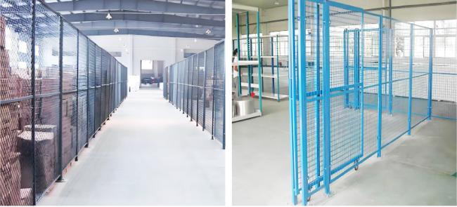 Metal Wire Mesh Fence Warehouse Security Robot Safety Fencing Machine Guard Panel Workshop isolation network Workshop Safety Fence