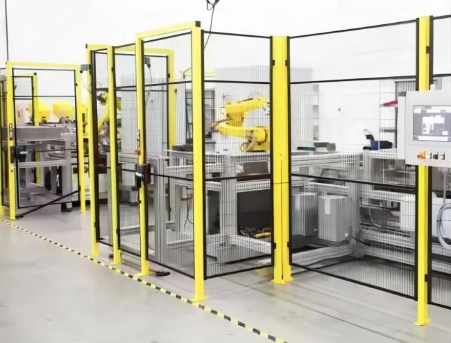 Metal Wire Mesh Fence Warehouse Security Robot Safety Fencing Machine Guard Panel Workshop isolation network Workshop Safety Fence