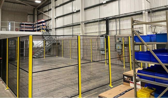 Metal Wire Mesh Fence Warehouse Security Robot Safety Fencing Machine Guard Panel Workshop isolation network Workshop Safety Fence