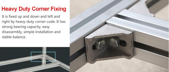 Aluminium Alloy Lean Pipe Tube The Third Generation Lean Pipe Work Bench