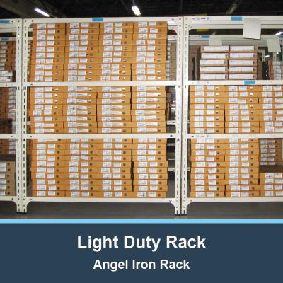 China Light Duty Rack Angel Iron Rack Carton Box Storage Racking Long Span Rack Warehouse Storage Rack for sale