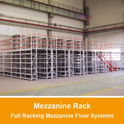 China Estantes de mezzanine Estantes completos Sistemas de piso de mezzanine Estantes de varios niveles Almacén de almacenamiento Sistemas de estantes de supermercado en venta