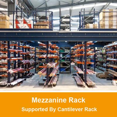 China Mezzanine Racking Supported By Cantilever Rack, Cantilever Mezzanine Rack for sale