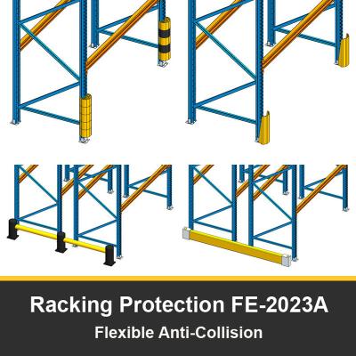 China Rack upright Guard Warehouse Storage Racking upright Protector safety barrier Anti-Collision Guardrails for sale