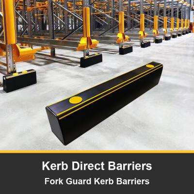 China Fork Guard Kerb Direct Barriers Flexible Street Curb Racking Protection Anti-Collision Guardrails for sale