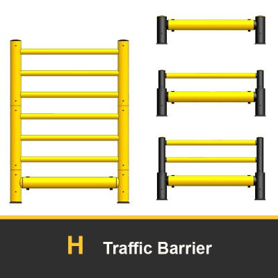 China H Plastics Anti-Collision Guardrails Warehouse Safety Barrier Traffic Guardrails for sale