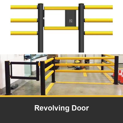 China Revolving Door Anti-Collision Guardrails Warehouse Safety Barrier Traffic Guardrails for sale