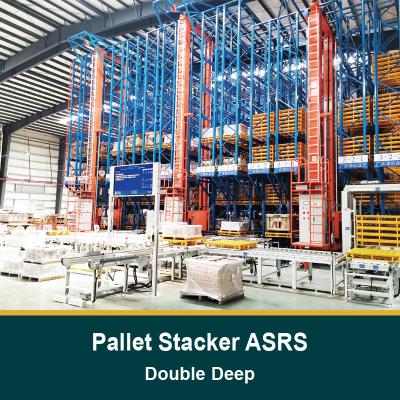 China Double Deep Pallet Stacker ASRS, Automatic Storage and Retrieval System for sale