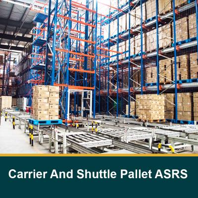 China Carrier And Shuttle Pallet ASRS, Automated Storage and Retrieval System for sale