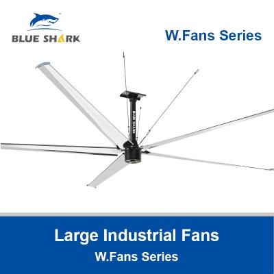 中国 倉庫用大型HVLS天井扇風機 工場用大型産業用天井扇風機 W.ファン 販売のため