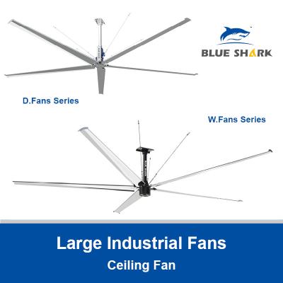 China Large HVLS Ceiling Fans For Warehouse,Large Industrial Ceiling Fan For Factory, Large Workshop Fans for sale
