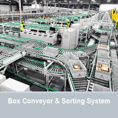China Carton Sorting Conveyor System Flexible Gravity Roller Conveyor System Logistics Sorting Warehouse Storage Rack for sale