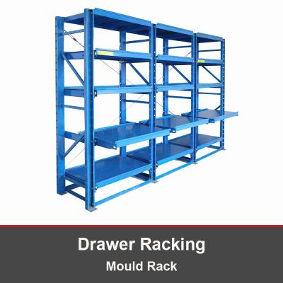 China Drawer Racking Mould Rack Mold Rack Heavy Duty Warehouse Storage Rack for sale