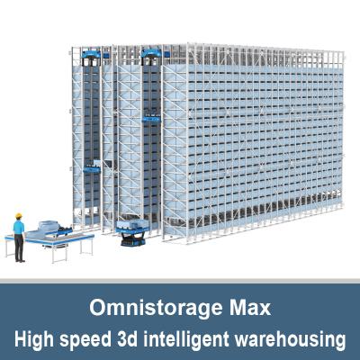 China Omnistorage Max Warehouse Storage Racking High speed 3d intelligent warehousing for sale
