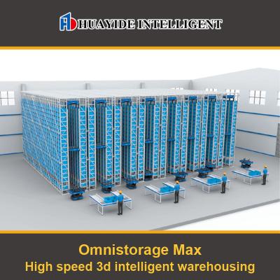 China Omnistorage Max High Density Storage Racking High speed 3d intelligent warehousing for sale