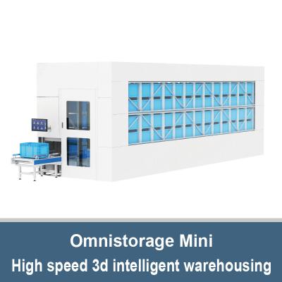 China Omnistorage Mini Warehouse Storage Racking High Speed 3d Intelligent Warehousing for sale