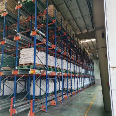 China Q235 Steel Radio Shuttle Racking 500KGS Per Pallet For Warehouse Storage for sale