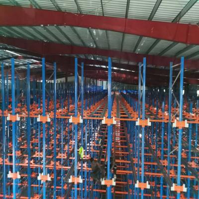 China Q235 Radio Shuttle Racking ISO Approved Shuttle Pallet Racking System for sale
