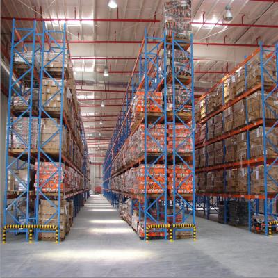 China 4T Heavy Duty Pallet Racking Adjustable Every 75mm Electrostatic Powder Coated for sale
