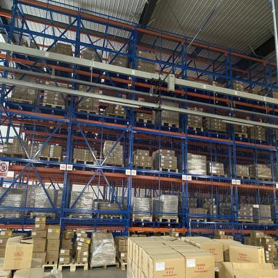 China Q235 Steel Heavy Duty Pallet Storage Rack 76.2mm Pitch Selective Pallet Racking System for sale