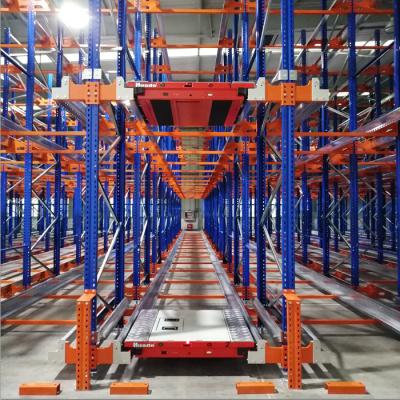 China RAL Color Semi Automatic Radio Shuttle Racking Q235 Steel for sale