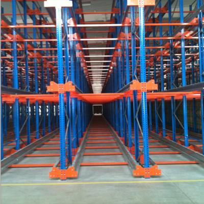 China LIFO Compatible Warehouse Shuttle Pallet Racking System ISO14001 for sale