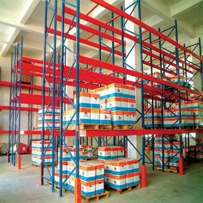China Q235 Steel Heavy Duty Warehouse Racking System 3T Load Selective Pallet Rack for sale