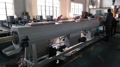 China Twin Screw PVC Pipe Extruder Line 16 - 630mm With 22 - 160KW Power for sale