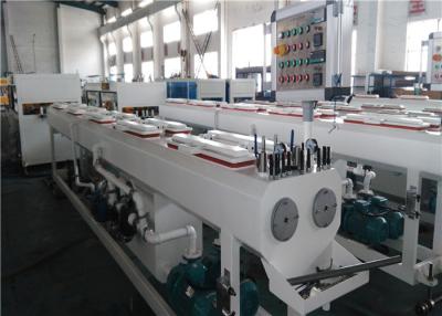 China 150KG/High Capacity PVC Pipe Extrusion Line with Dust / Chip Free Cutting System for sale