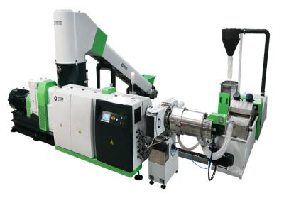 China Máquina plástica de la granulación de la aprobación del ISO con construido en máquina de la aglomeración en venta