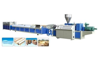 China High Production WPC Profile Extrusion Line 380V 3P 50HZ Input CE Approval for sale