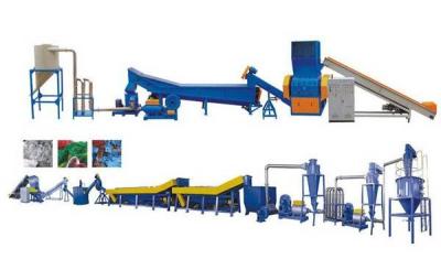 China Crushing Waste PET Recycling Line With Hot Water Tank New Condition for sale