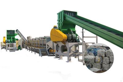 China Heat Resistant Plastic Recycling Line Smart PLC Control System Easy Operation for sale