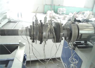 China Single Screw PP  PE Pipe Extruder With Omron Temperature Contrller for sale
