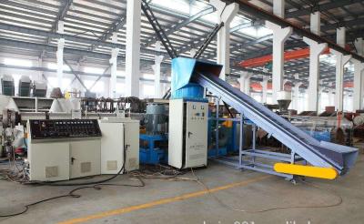 China Belt Conveyor PET Recycling Line , Automatic Waste Plastic Recycling Line for sale