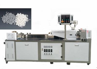China Grijze Kleur 1-3kg/h-Output Plastic Pelletiseermachine voor het Maken van Laboratoriummasterbatch Te koop