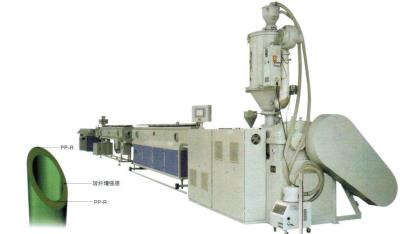 China Automatic PE Pipe Extrusion Line Single Screw Plastic Pipe Making Machine High Speed for sale