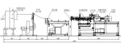 China Mini fabricación del PE de los Pp de la granulación del uso en el hogar de la máquina del extrusor del gemelo del granulador en venta