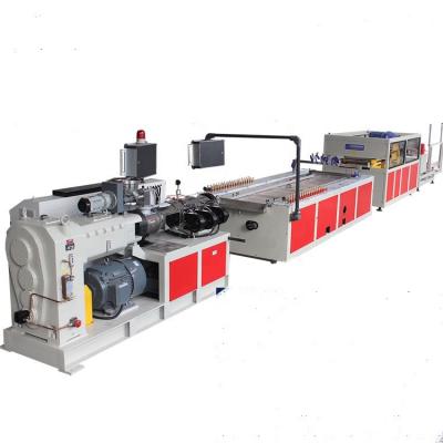 China Wall Panel Production PVC Profile Extrusion Line / WPC Profile Extruder Making Machine for sale