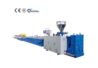 Κίνα Διπλή βιδών μηχανή εξώθησης σχεδιαγράμματος PVC/UPVC πλαστική για το διακοσμητικό υλικό προς πώληση
