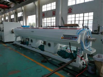 China Tubo do PVC que faz a máquina, extrusora da tubulação do PVC, extrusora de parafuso gêmea cônica à venda