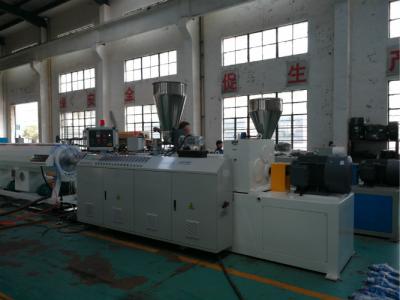 China Plastic Profile Extrusion Line , PVC Window Ceiling Panel Decking Profile Production Line for sale