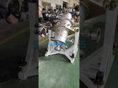 PVC Profile Extrusion Production Line 55KW Conical Twin Screw