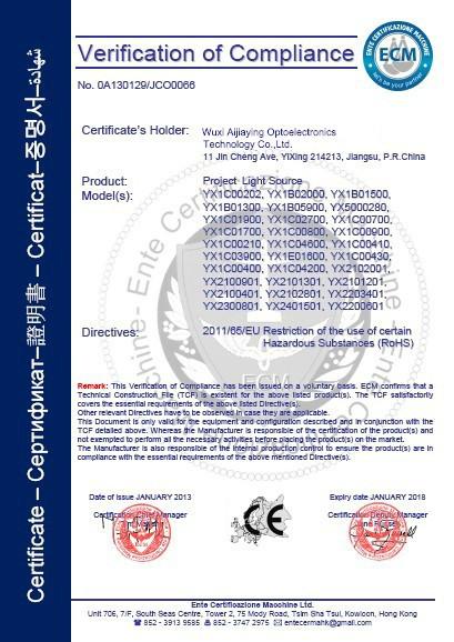  - Wuxi AIJIAYING Optoelectronics Technology Co.,Ltd.