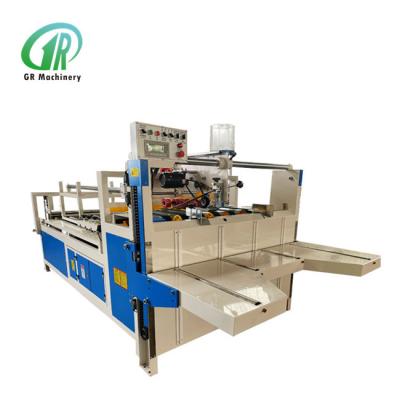 China 200m/min Folder Gluing Machine with 1000mm Max.Gluing Length & 50L/min Max.Gluing Capacity for sale