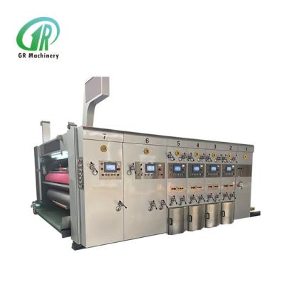 China Ink Corrugated Carton Flexo Printing Machine Slotter Rotary Die Cutter Customized for sale
