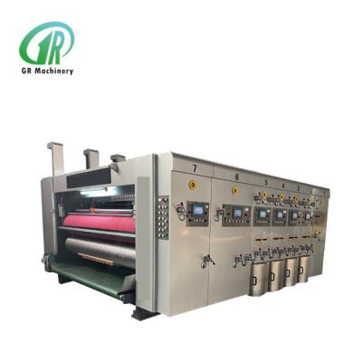 China 900x2000 Printing Machine Flexo 4 Colour Flexo Printing Machine Die Cutting for sale