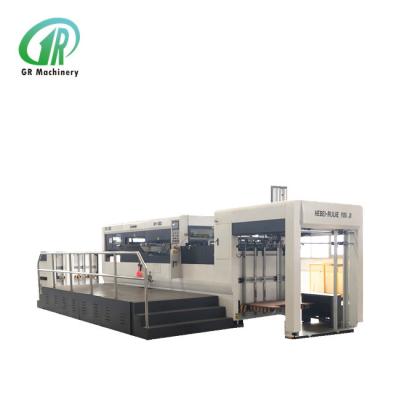 China PLC Hydraulic Automatic Creasing Corrugated Carton Die Cutting Machine for sale