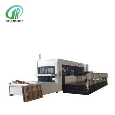 China Flatbed Die Cutting And Creasing Machine For Corrugated Cardboard PP Sheet for sale